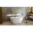 DreamLine Mirage 65 3/8 in. L x 28 in. W x 29 in. H Acrylic Freestanding Slipper Tub, Chrome-118166391