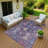 Machine Washable Indoor/Outdoor Kaczor ACN2234 Global Rug-313520122