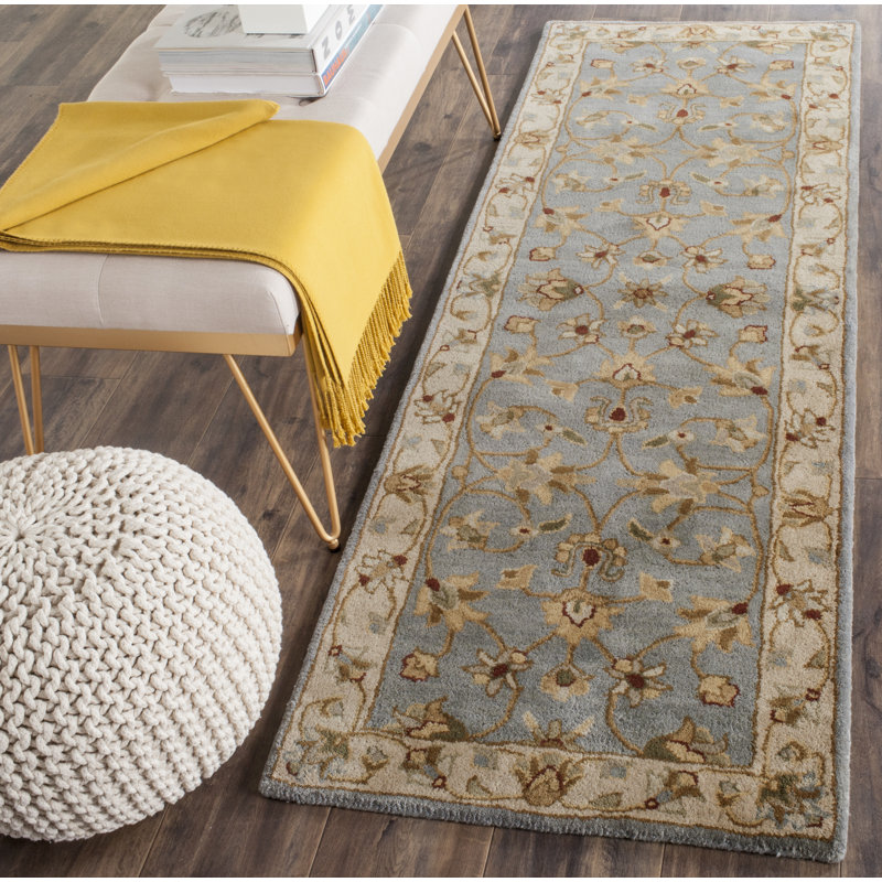 Tapis en laine tuftÃ© Ã  la main Colliers Oriental, Tapis de couloir 2 pi 3 po x 9 pi