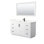 Ensemble de meuble-lavabo simple autoportant 60 po avec plateau en quartz Miranda