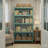 Ar Decó Turquoise Bookcase 36-In W X 12-In D X 72-In H Color + Oak Mdf 5-Tier 200Lbs-122949782
