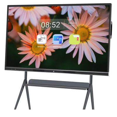 JYXCN Smart TVs Touch Electronic Board 86" Multi-User Touch Collaboration Display for Classroom, Office and Livingroom(Include Wall Mount)