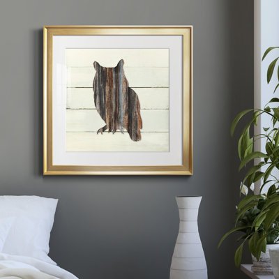 Hibou des bois - reproduction de photo encadrée sur papier