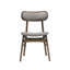 Chaise de salle à manger rembourrée en bois massif Starlight Elegant (ensemble de 2)-566288604