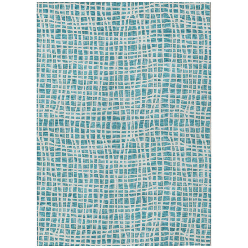  Finck Non-Slip Indoor / Outdoor Door Mat, Rectangle 2'6" x 3'10"