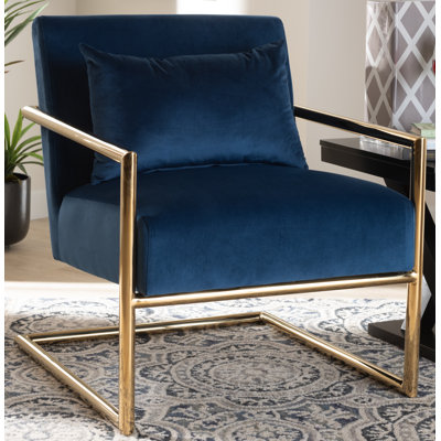 Kynzley Velvet Armchair