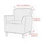 Housse pour fauteuil à coussins carrés/rectangulaires-1142908165
