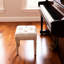 Petit banc rembourré beige, 15,82 po x 15,82 po, convenant à la chambre à coucher, banc de piano avec dimensions carrées en mousse à mémoire de forme, grand jardin extérieur, rembourrage doux