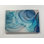 Art contemporain marbré contemporain imprimé sur toile de coton de haute qualité, idéal pour la décoration moderne