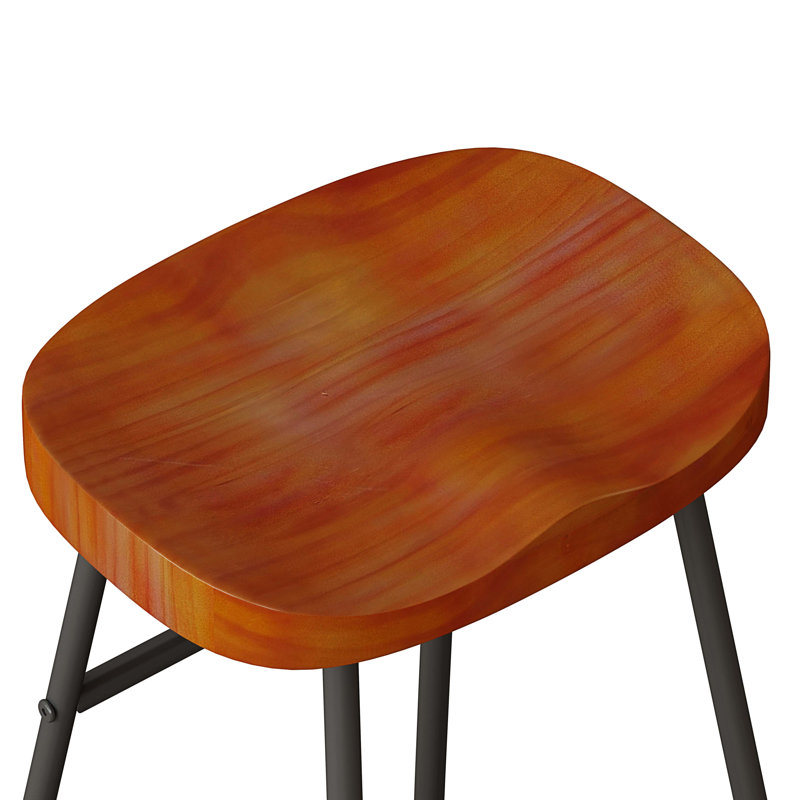 Tabouret 27,17 po Mykaela, Brun foncé