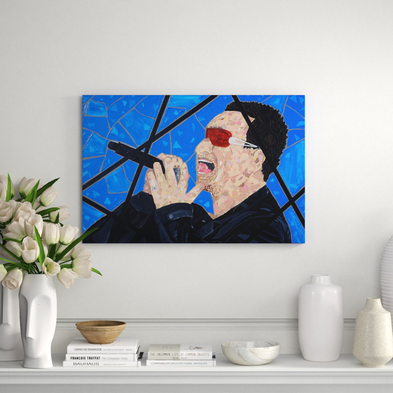Bono Painting by Eddie Bruckner