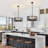  Mahlum 19.7'' W Modern 6-Light Dimmable Metal Drum Chandelier For Living Room Kitchen Entryway Hallway Foyer