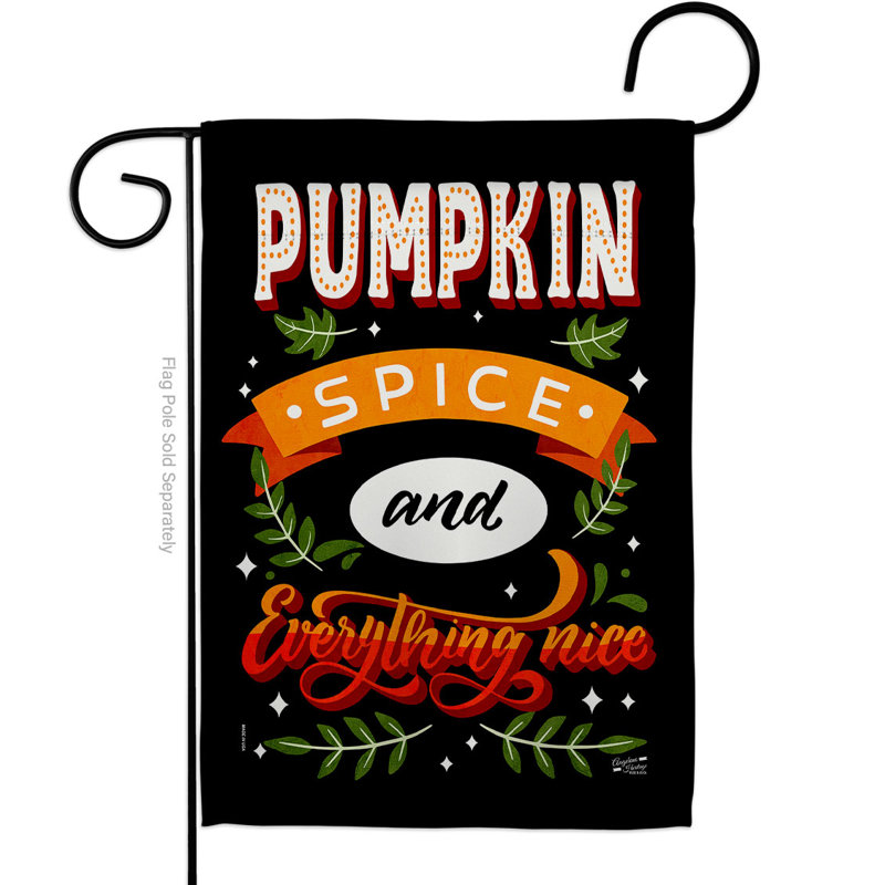 Double Sided 18.5 in. H x 13 in. W Polyester Garden flag
