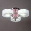 Hemby 65cm Modern Round Acrylic 3-Light  Semi Flush Mount