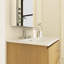 Meuble-lavabo simple 24 po avec surface solide Zykaria-936289980-936289981