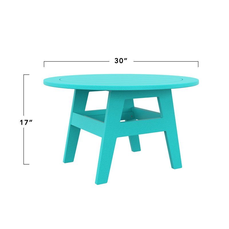 Table basse Crystal Harbor Collection, Turquoise