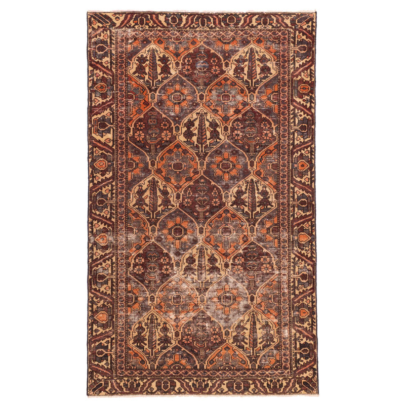 Tapis rouge Kayseri 4 pi 9 po x 8 pi 1 po