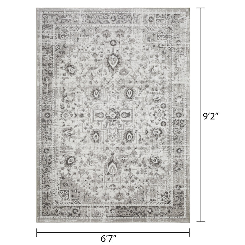 Ragheb Oriental Indoor Rug, Rectangle 6'7" x 9'2"