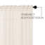 Rideau de douche simple 100% coton Vassallo-36426441