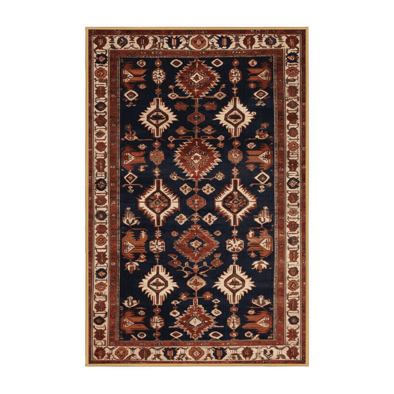 Tapis brun lavable à la machine, Rectangulaire 8 pi x 12 pi