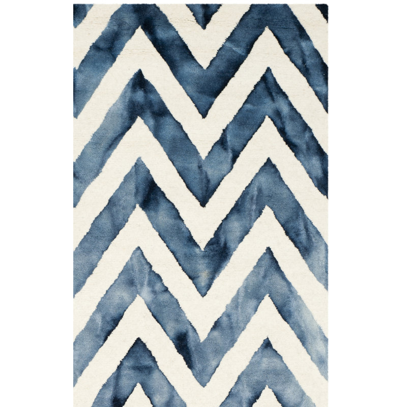 Danny Hand Tufted Wool Chevron Rug, null