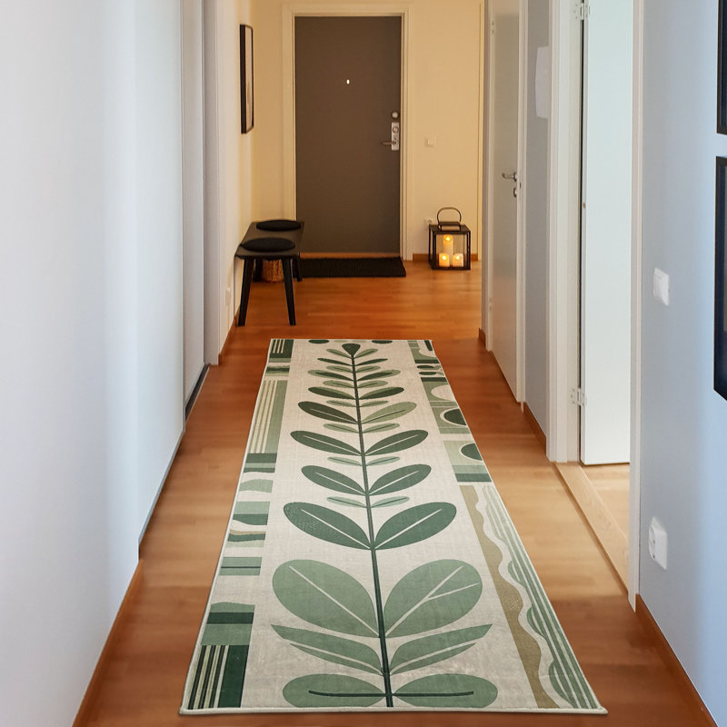 Machine Printed 229cm X 79cm Area Rug