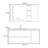 Modern light luxury style bathroom cabinet