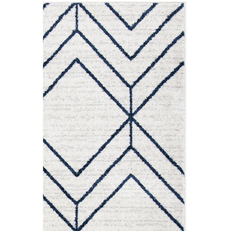 Seidman Performance Geometric Rug, Square 4'