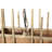 Rustic Wood and Metal Rod Chandelier