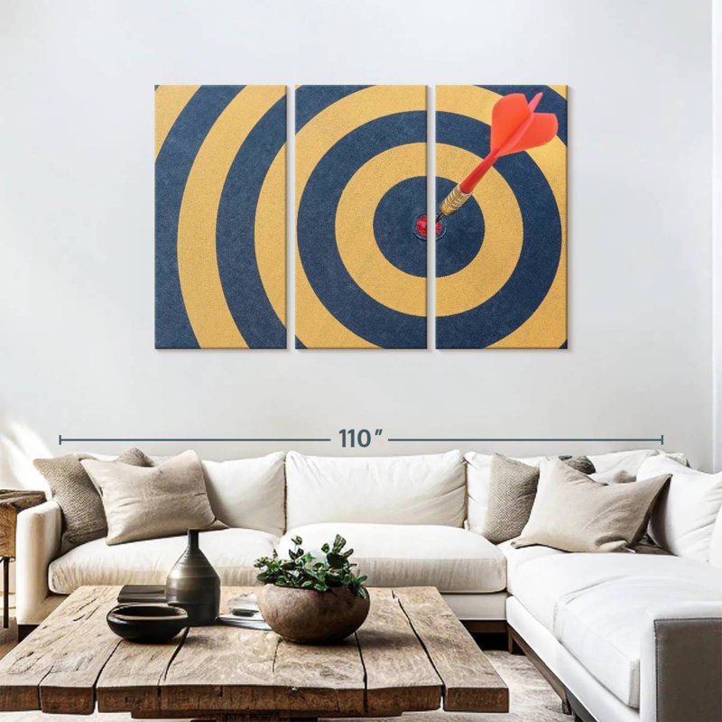 Fléchettes Senne Bullseye, H 48 po x l 74 po
