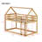 Rubber Wood Floor Bunk Bed-1419127556