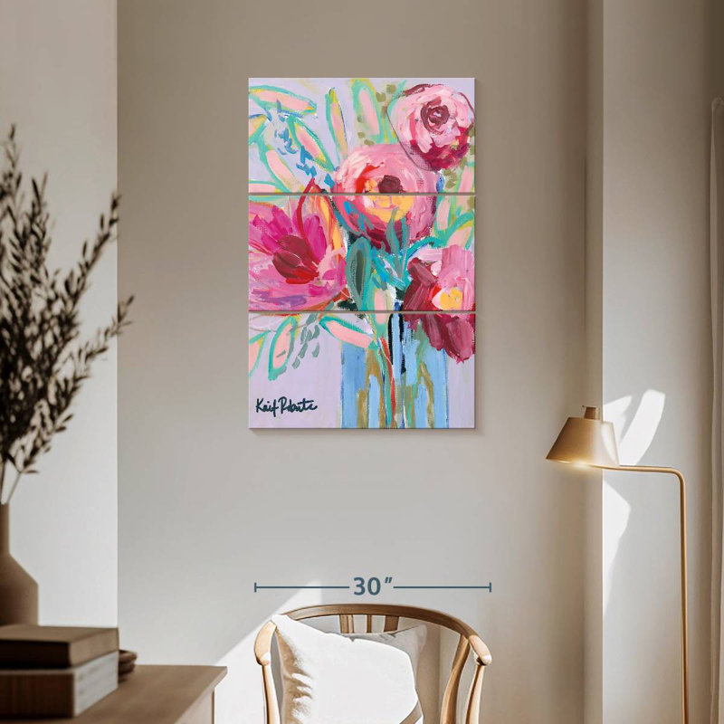 Avery Summer Blooms, 57" H x 36" W