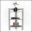 Table basse d'angle peu encombrante avec tablettes à 3 niveaux, plateau supérieur pour petits espaces et amp; Salon-1501905836