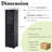 63-Inch Tall Freestanding Bathroom Storage Cabinet With 2-Drawer-834565416