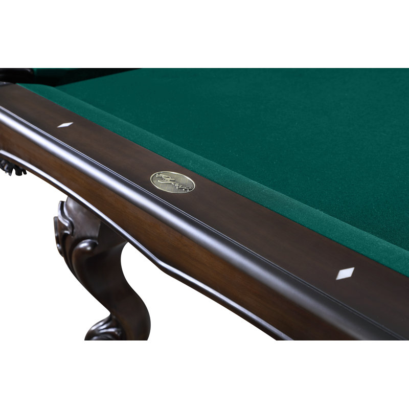 Wheaton Slate Pool Table with Professional Installation Included, Yes, Dark Green