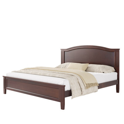 Full Size Platform Bed with Headboard, Solid Wood Slat Support Legs, No Box Spring Needed, Sturdy Wooden Bed Frame for Bedroom