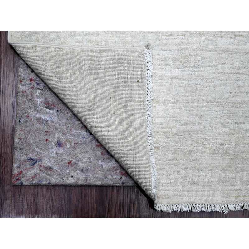 Tapis oriental rectangulaire en laine noué à la main 8 pi 9 po x 11 pi 5 po - MOA10220186