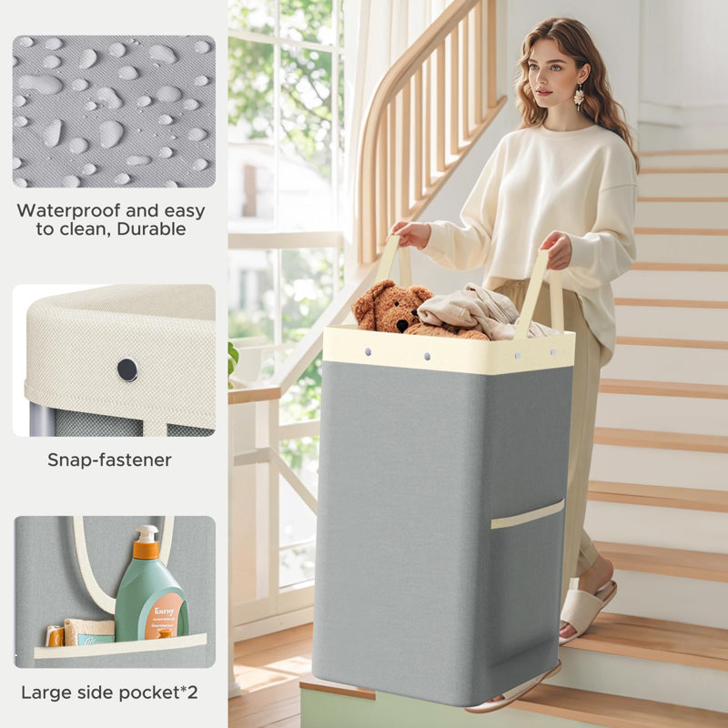 150 L Laundry Basket With Wheels