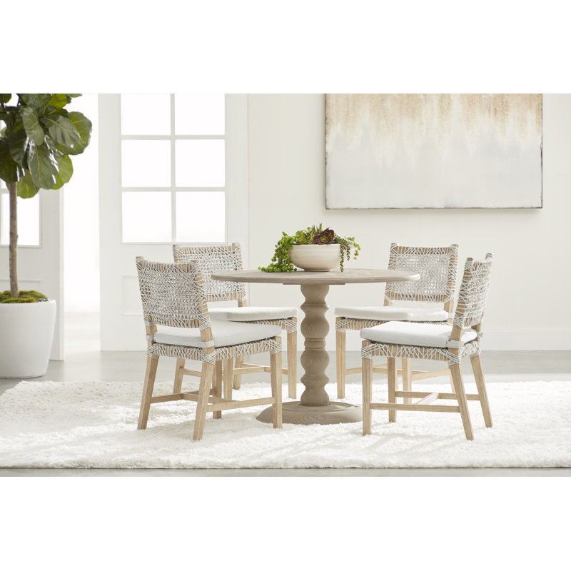 Ensemble de salle à manger 5 pièces Costa, 5 pièces: table, 4 chaises, H 30 po x l 42,25 po x P 42,25 po