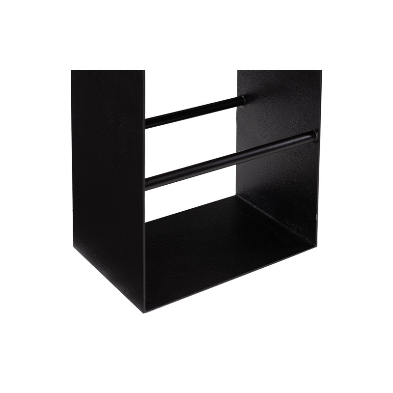 Bar Solid Wood Stool, Bar Stool (29” Seat Height), Black