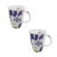 Ensemble de grandes tasses à café 6 pièces pour les pois doux Anna
