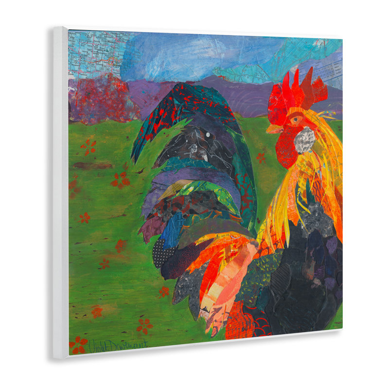 «Expressive Farm Rooster» par Violet Davenport