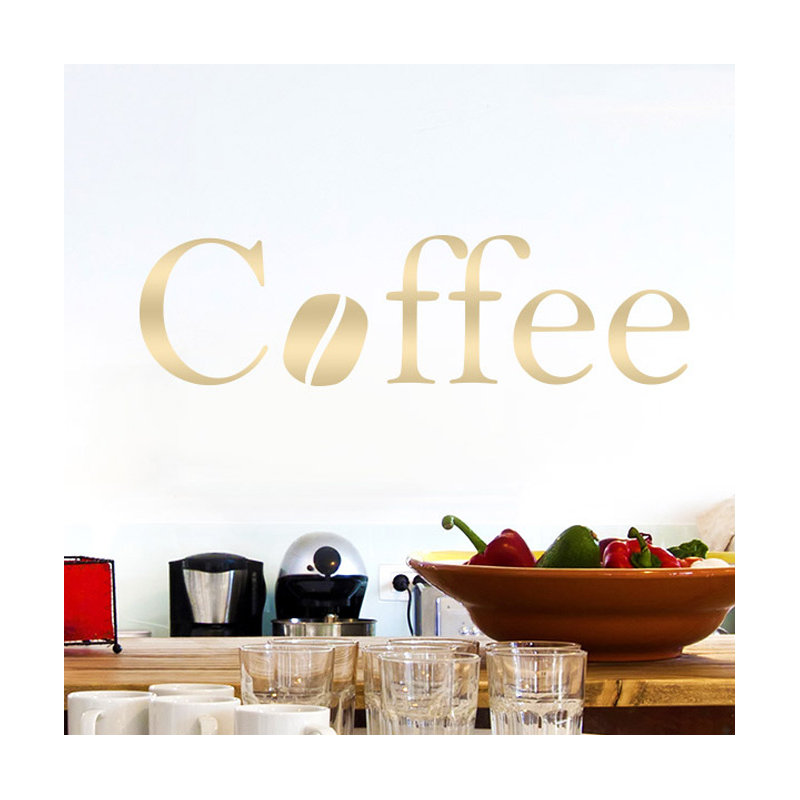 Wall Decal, Large, Shiny Gold