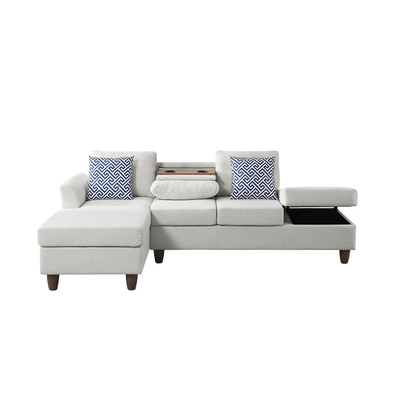 Unités de rangement cachées et coussins décoratifs assortis pour maisons modernes