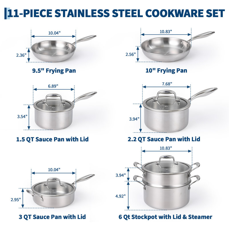 11 - Piece Cookware Set