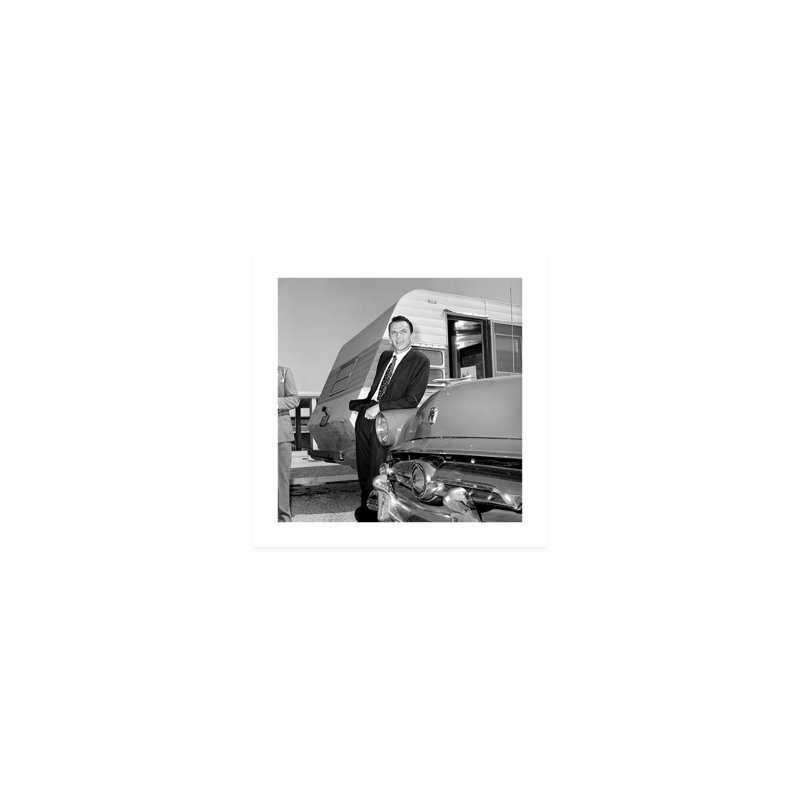 Frank Sinatra avec Ford - photographie, L 12 po x H 12 po