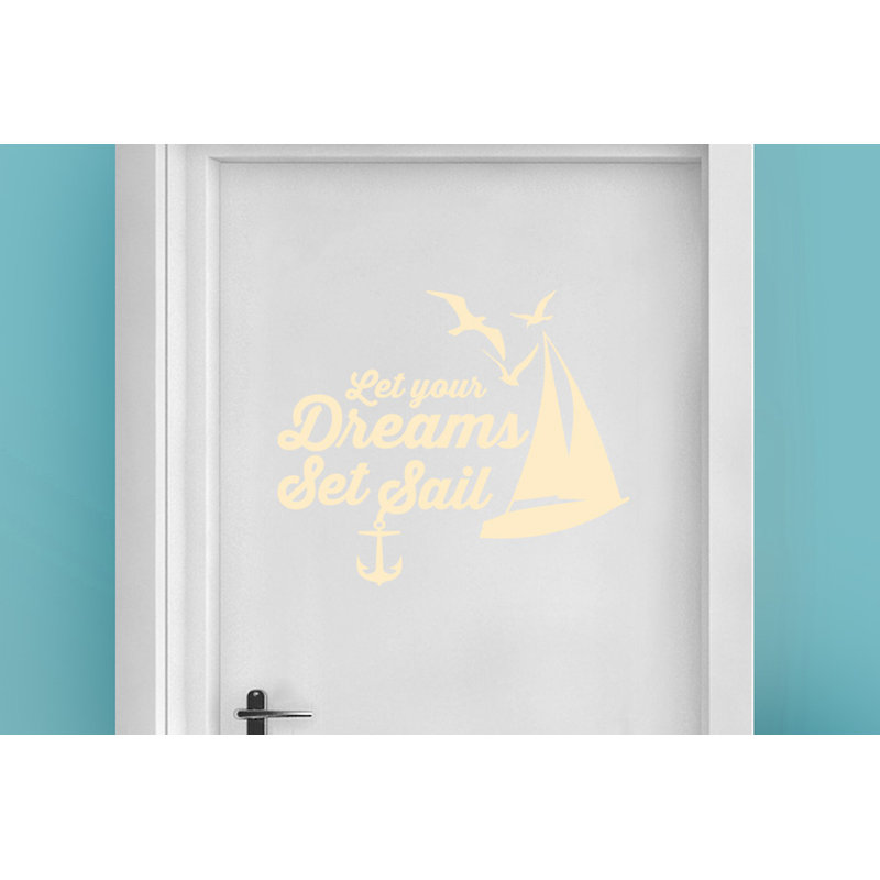 Nautical & Beach Wall Decal, Beige