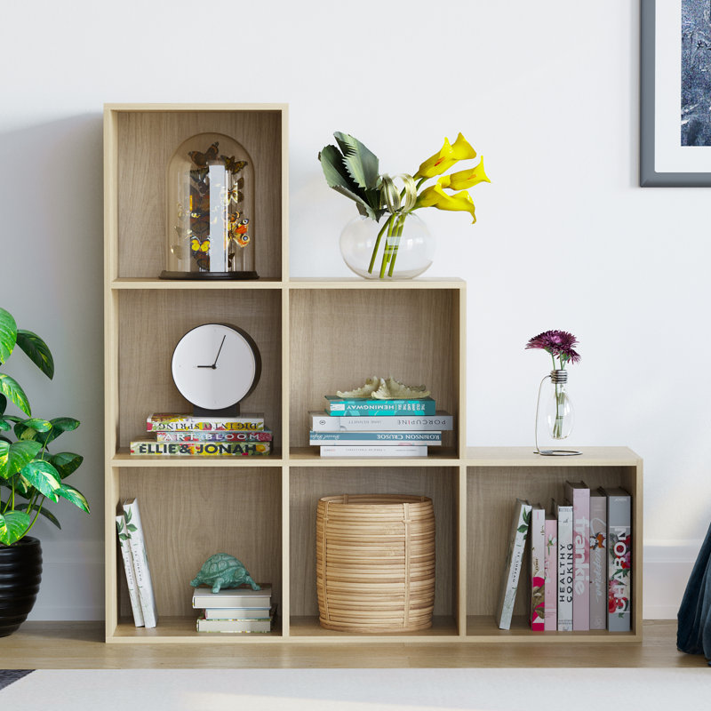 96.5cm H x 96.5cm W Bookcase, Oak