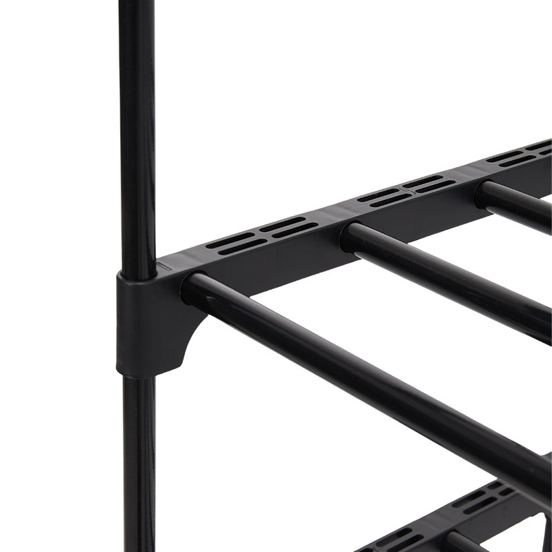 20 Pair Shoe Rack, Black