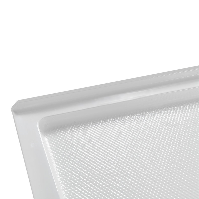 60'' x 36'' Glossy White Acrylic Shower Base with ABS Drain